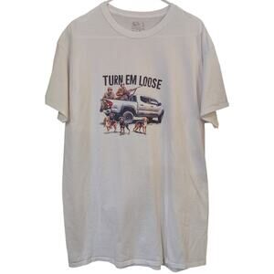 ♥️Mens XL AGS Ideas Turn Em Loose Tee